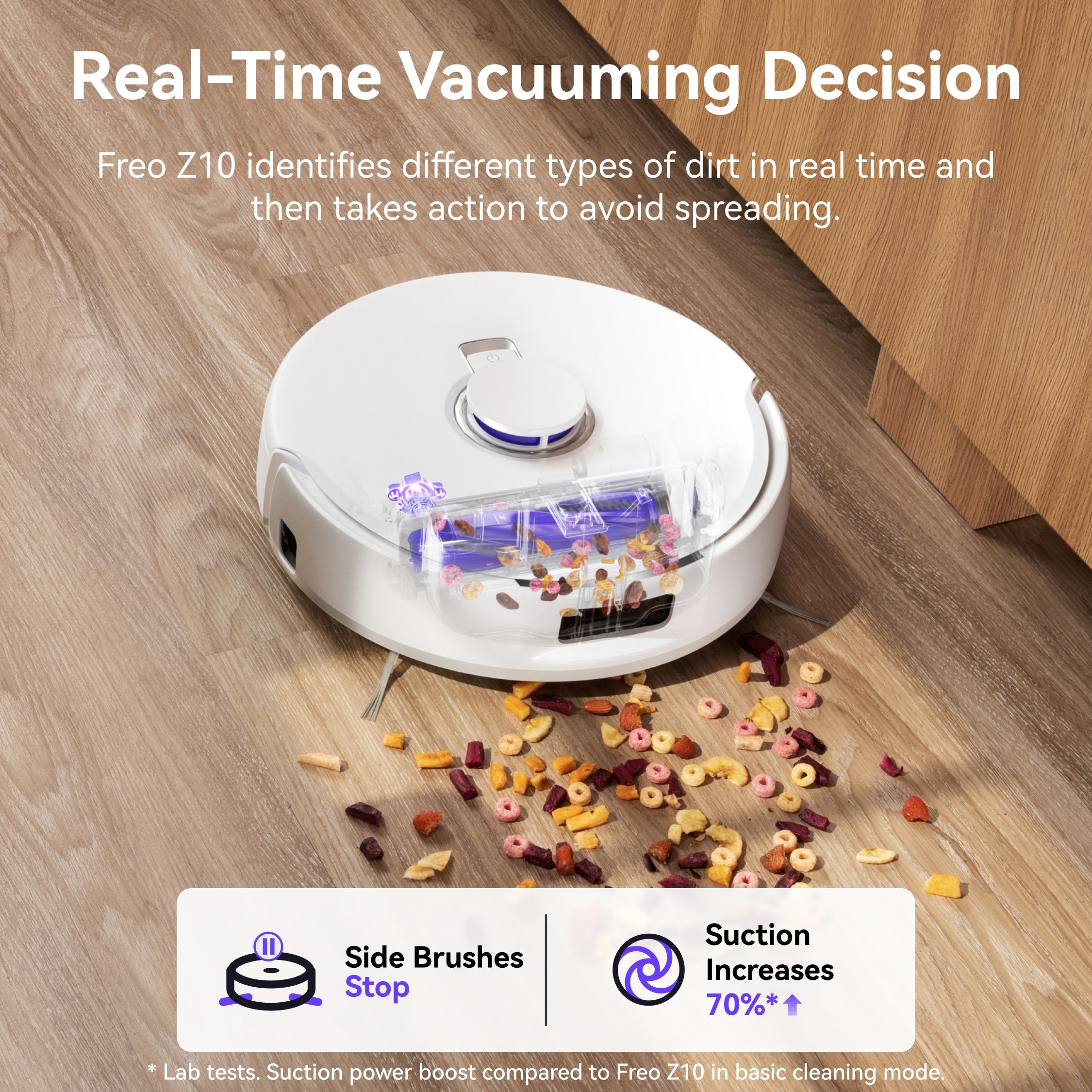 Narwal Freo Z10 Robotic Vacuum and Mop Cleaner -  Covers Every Angle Without Any Tangles
