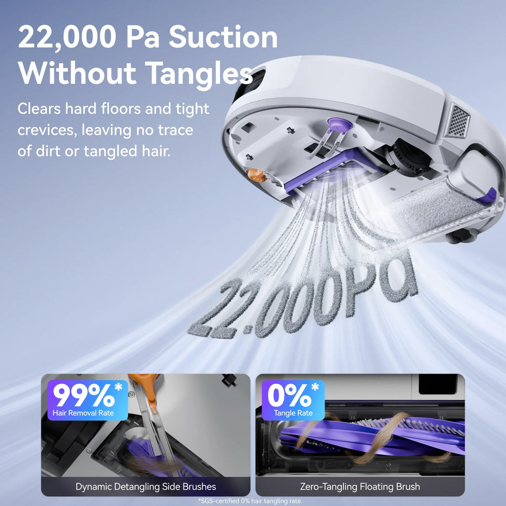 Narwal Flow Robotic Vacuum and Mop with Real-Time Self-Cleaning Track Mop