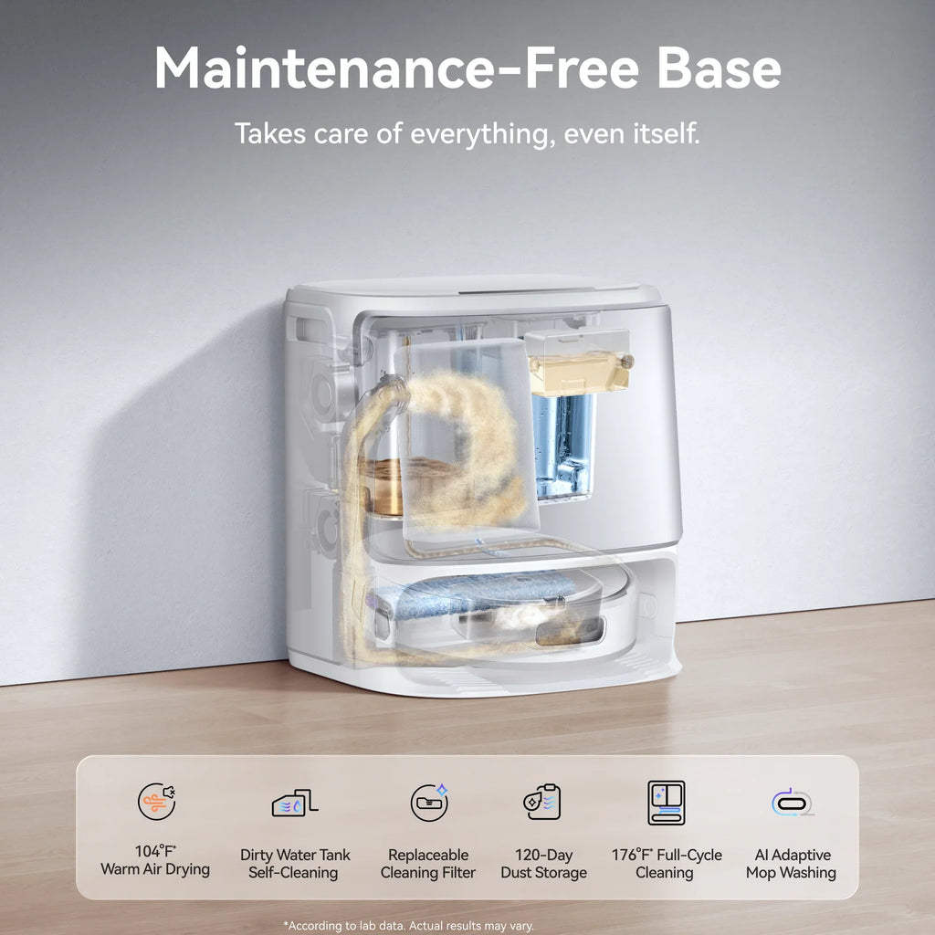 Narwal Flow Robotic Vacuum and Mop with Real-Time Self-Cleaning Track Mop